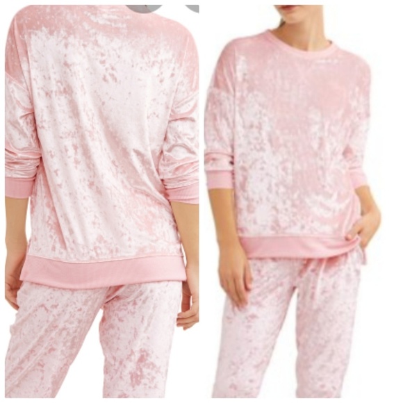 bp Sweaters - BP. SWEATER ROSE PINK VELVET LONG SLEEVE SIZE MEDI